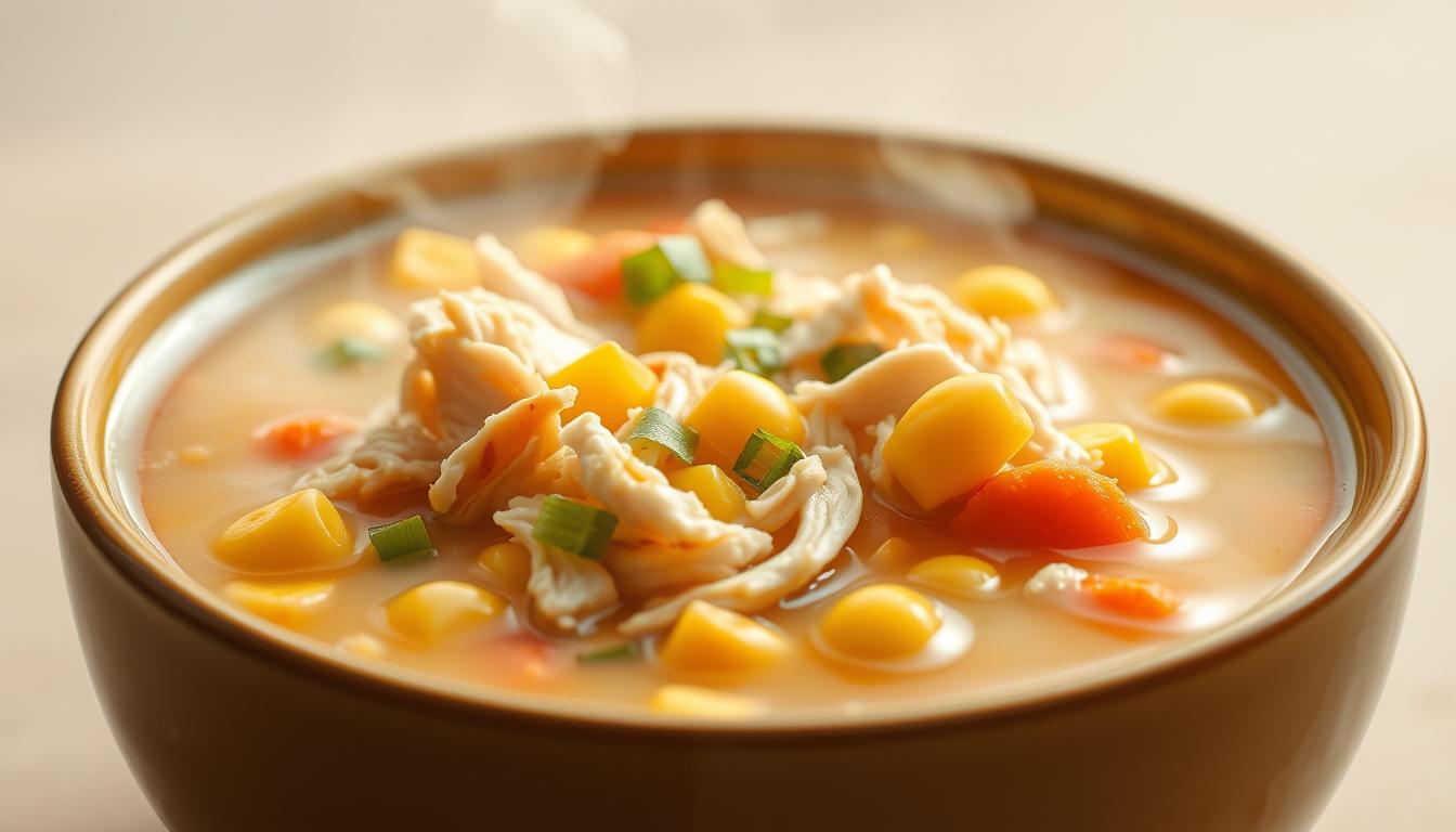 CooksyNest chicken corn soup recipe