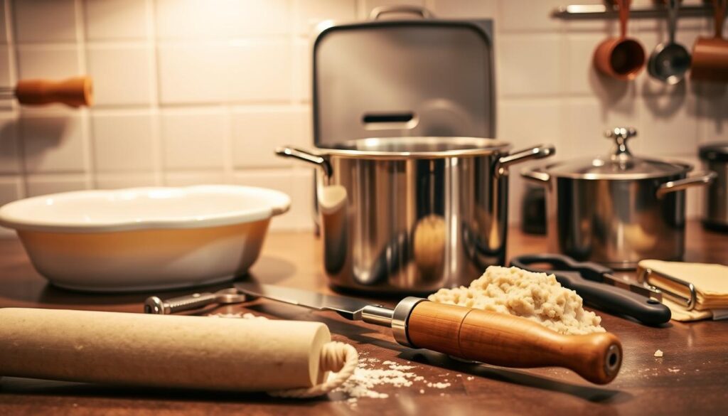 essential kitchen tools for pot pie